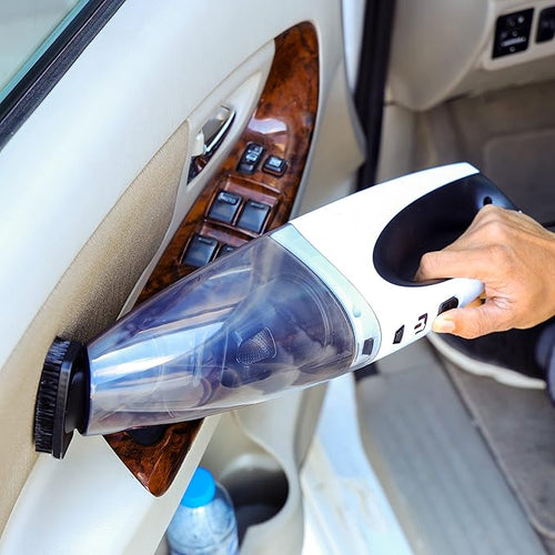 Car Mounted Vacuum Cleaner – 12V Powerful Handheld Dust &amp; Pet Hair Cleaner